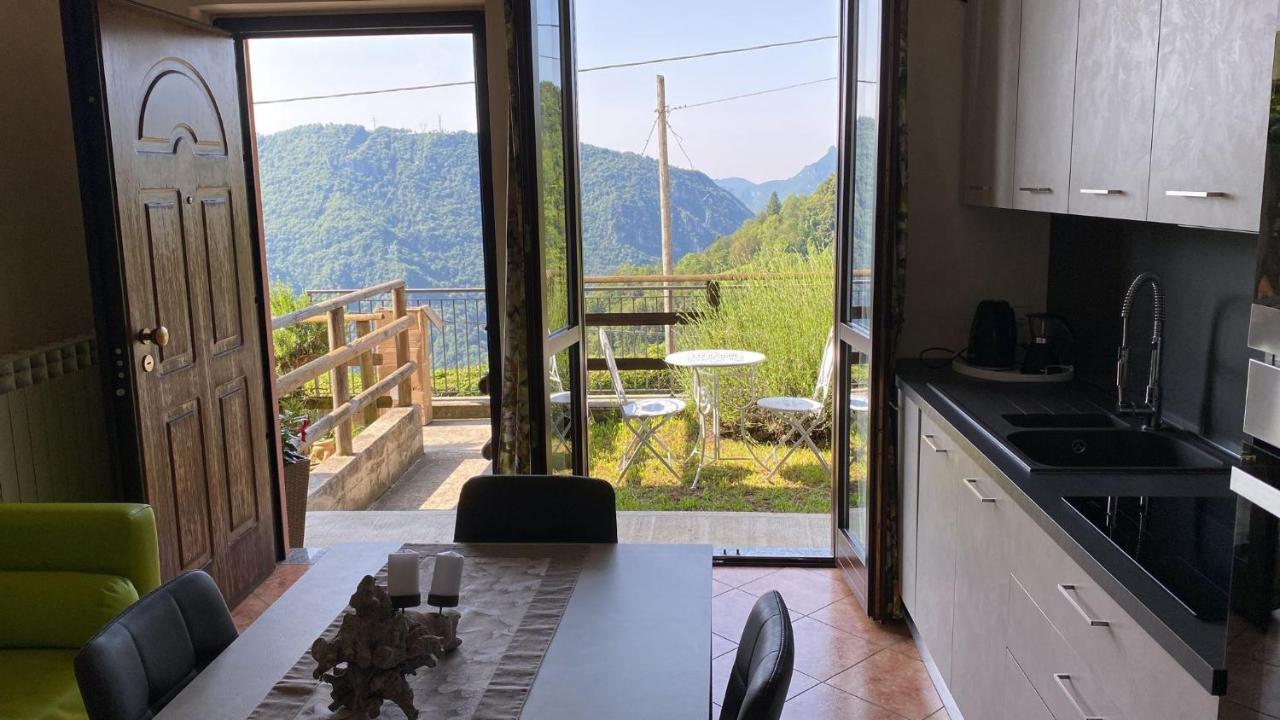 Madonna della Costa La Casa Panoramica 아파트 외부 사진